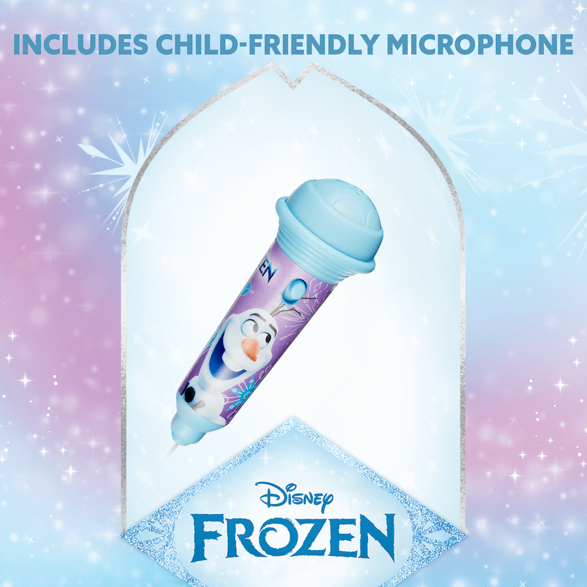Disney Frozen Bluetooth Mini Karaoke Machine with Belt Hook - Image 5