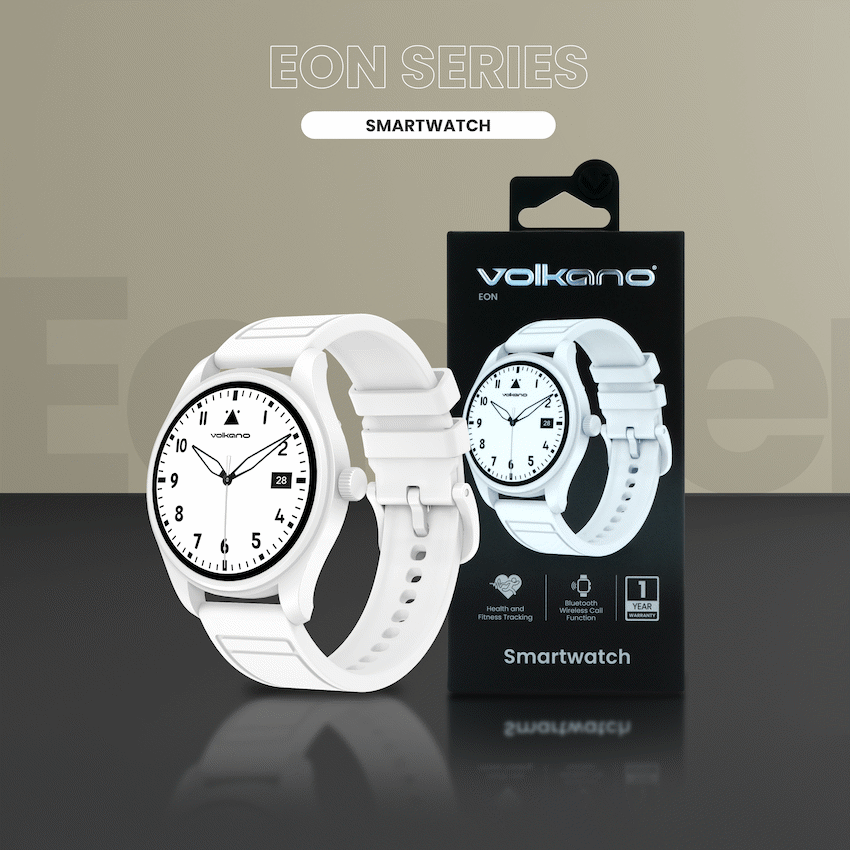 Volkano Eon Series Smartwatch - White - Image 6