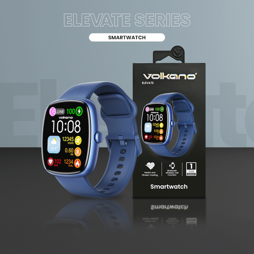 Volkano Elevate Series Smartwatch - Blue - Image 7