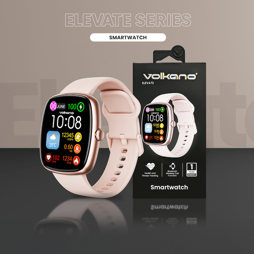 Volkano Elevate Series Smartwatch - Gold - Image 7