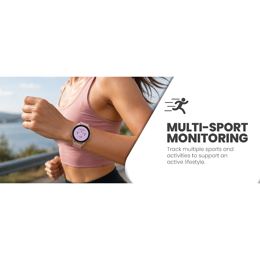 Volkano Active Tech Trend series Watch with heart rate monitor - Gold - Image 7