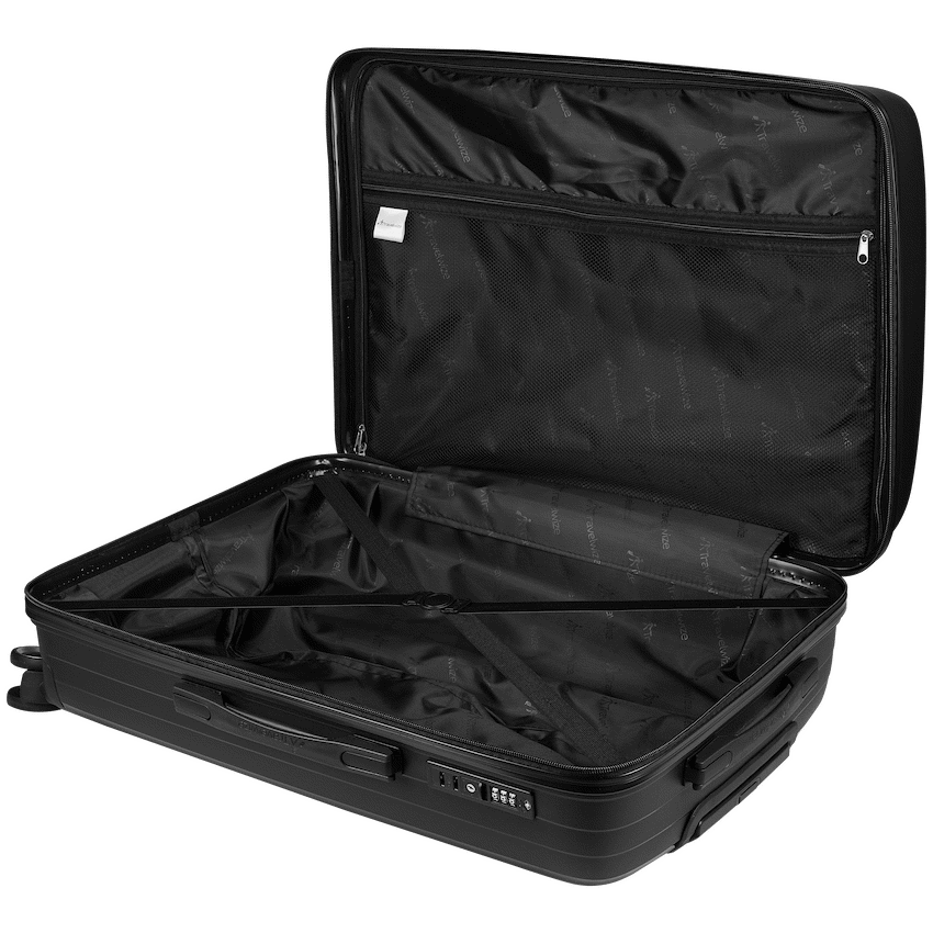 Travelwize Ripple PP 4-Wheel Spinner 65cm Luggage - Black - Image 8