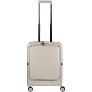 Expandable PP 55cm Carry On Luggage - Beige