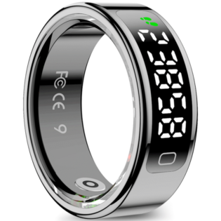 Volkano Ring Series Ring Pro Smart Ring with Charging Case - 19.9mm