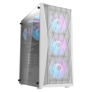 darkFlash DK352 ATX Computer Case - White