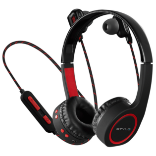 Stylo Bluetooth Headphone and Earphone Combo