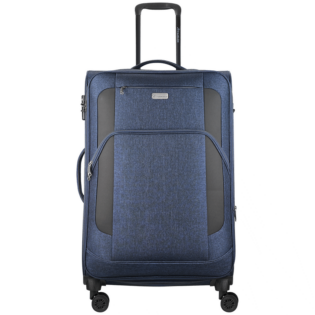 Travelwize Aurora 75cm 4-Wheel Spinner Trolley Case - Navy Melange