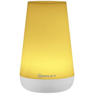 Amplify Glow Series LED Desk Lamp with 3 Lighting Modes - White