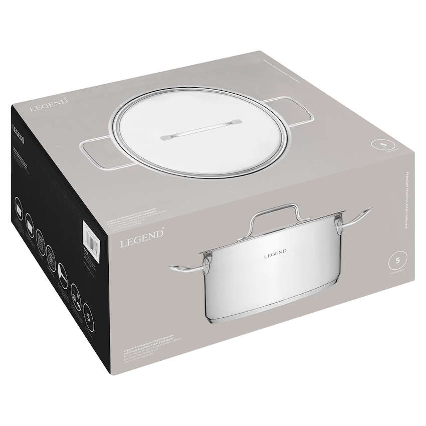 Legend Prof Chef 5.5lt Casserole (Order in Qty of 1) - Image 2