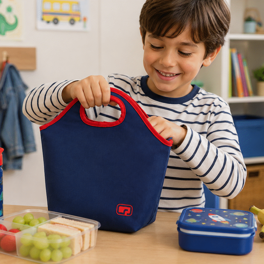 Quest BF Value Lunch Cooler - Navy/Red - Image 6