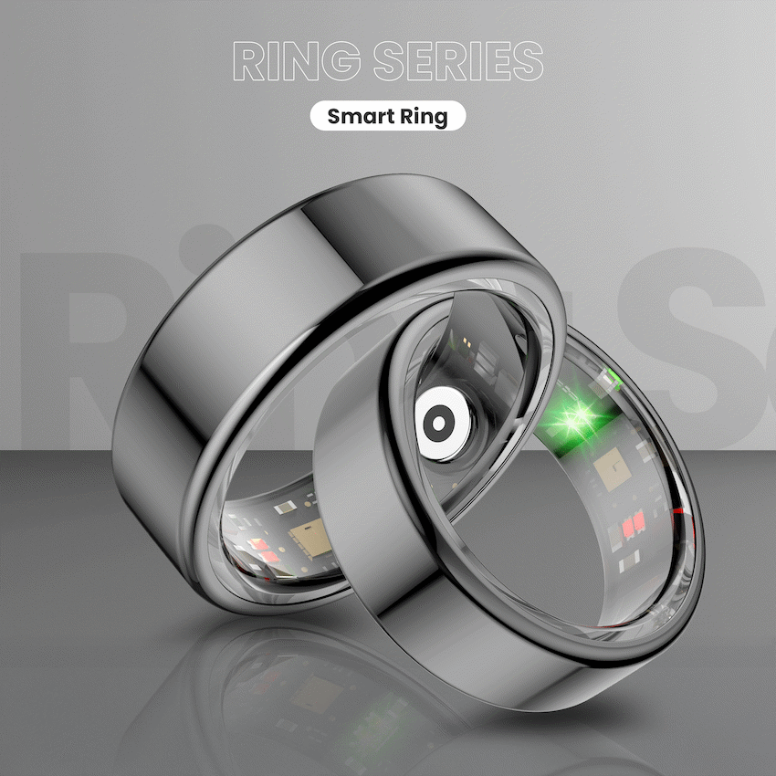Volkano Ring Series Smart Ring With Charge Case - 18.3mm - Image 8