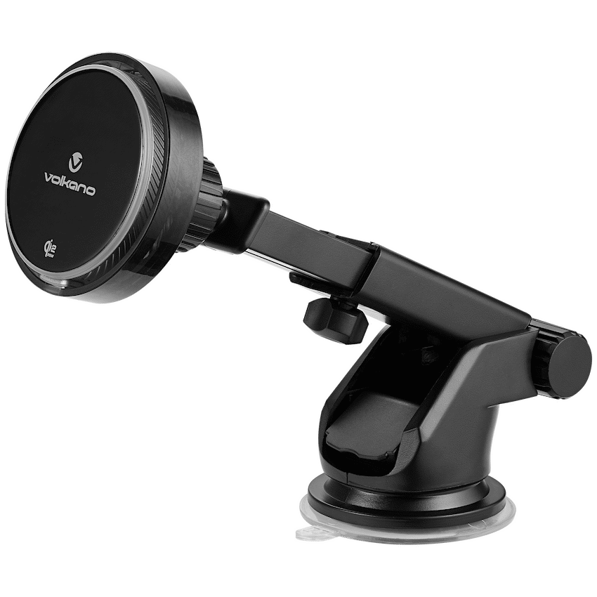 Volkano Sentinel Series Qi2.2 Magnetic Wireless Charging Car Dash Mount Phone Holder - Black - Image 8
