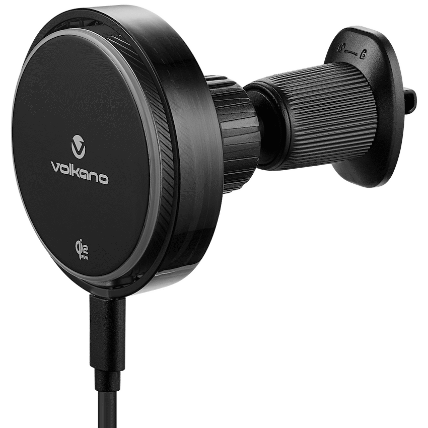 Volkano Sentinel Series Qi2.2 Magnetic Wireless Charging Car Dash Mount Phone Holder - Black - Image 9