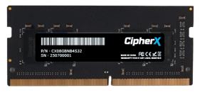 32GB CipherX PRO Series |  DDR4 (3200Mhz) SODIMM |  Notebook Memory Module (Lifetime Warranty)