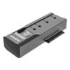 CipherX, Portable Dual Bay HDD/SSD Adapter (for 2.5"/3.5'' SATA) and M.2 NVMe PCIe/ SATA (NGFF): Up to 20TB (USB3.2 Gen2 Type-C Adapter / Converter (Incl. 2 x USB Cables Type C & USB)