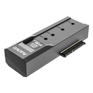 CipherX, Portable Dual Bay HDD/SSD Adapter (for 2.5"/3.5'' SATA) and M.2 NVMe PCIe/ SATA (NGFF): Up to 20TB (USB3.2 Gen2 Type-C Adapter / Converter (Incl. 2 x USB Cables Type C & USB)