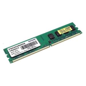 2GB Patriot |  DDR2-800Mhz |  PC2-6400 CL6 |  Desktop Memory Module