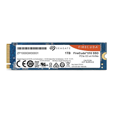 1TB Seagate FireCuda 510 |  M.2-2280 |  PCIe 3x4 |  (Read: up to 7300 MB/s |  Write: up to 6000 MB/s) |  SSD (D2 3.5MM)