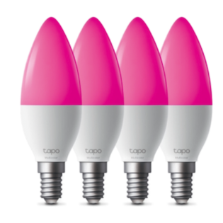Tapo Smart Light Bulb, Multicolor, 4-pack
