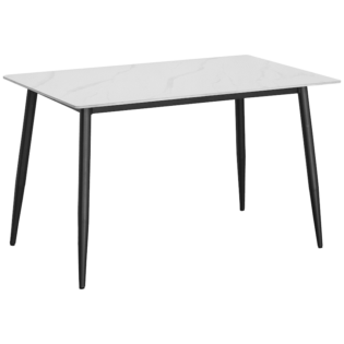 Everfurn Theo Dining Table - White, Box 2 of 2