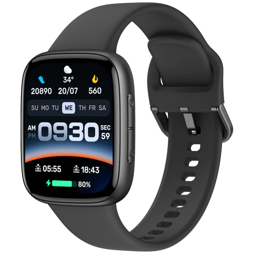 VolkanoX Solaris Series Fitness Smartwatch - Black - Image 2