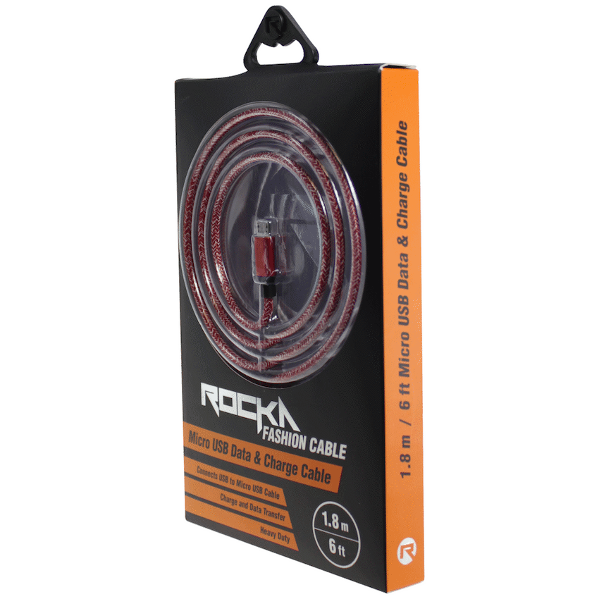 Rocka Fashion Cable Micro-USB 1.8m - Image 3