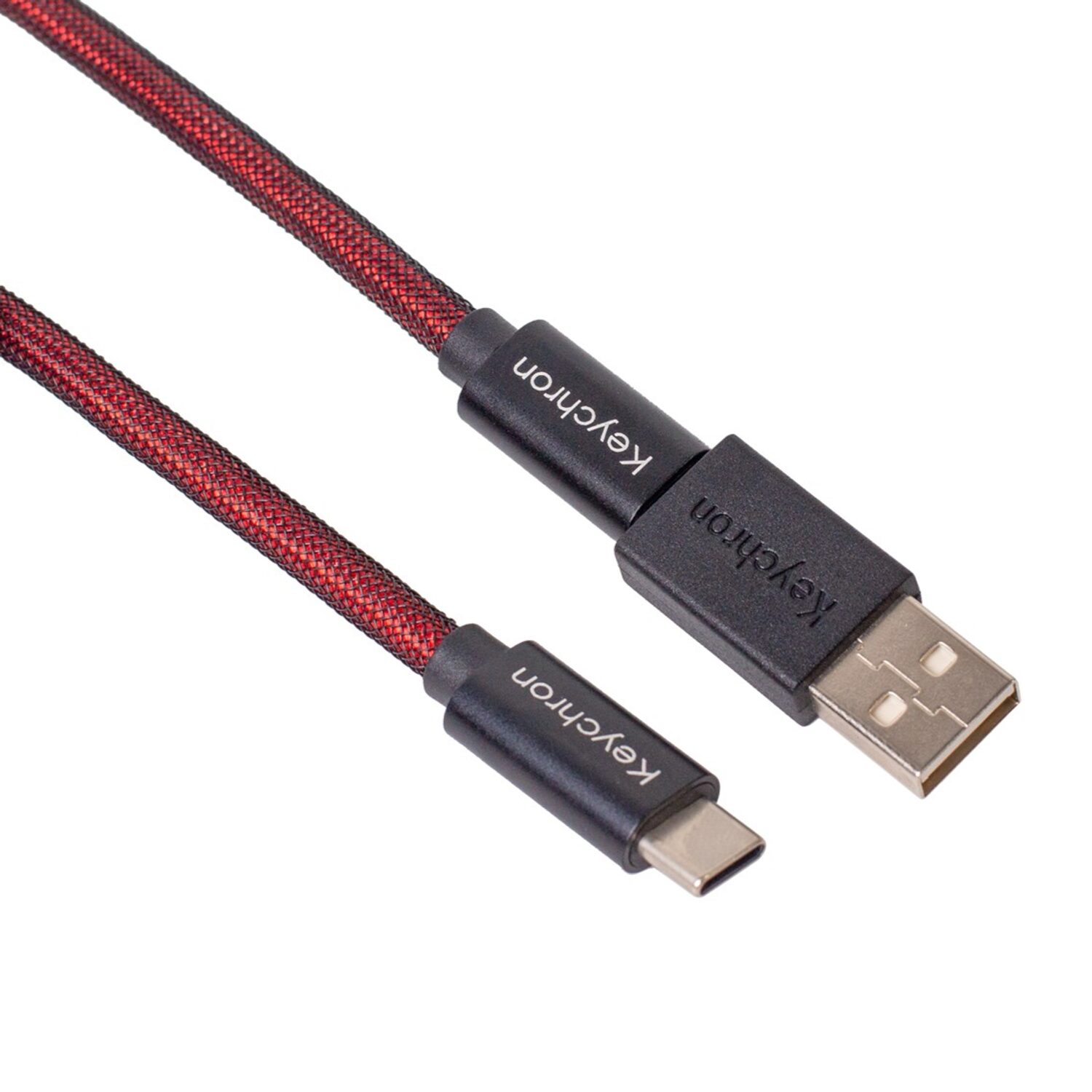 Keychron Coiled Aviator Cable - Red - Image 2