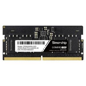 16GB Simorchip |  DDR5-5600Mhz |  SO-DIMM |  1Rx8 |  CL46 |  1.1V |  262 Pin Notebook Memory Module