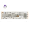 Keychron K10 HE Special Edition Full-size Hot-Swap Gateron Dbl-Rail Nebula Switch RGB Wireless Keyboard - White (Wood + Al)