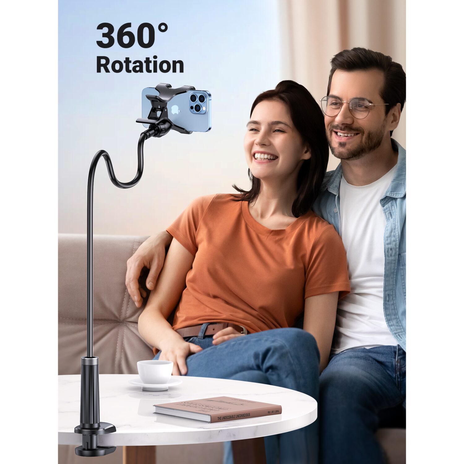 UGREEN Multifunction Gooseneck Phone Stand - Image 3