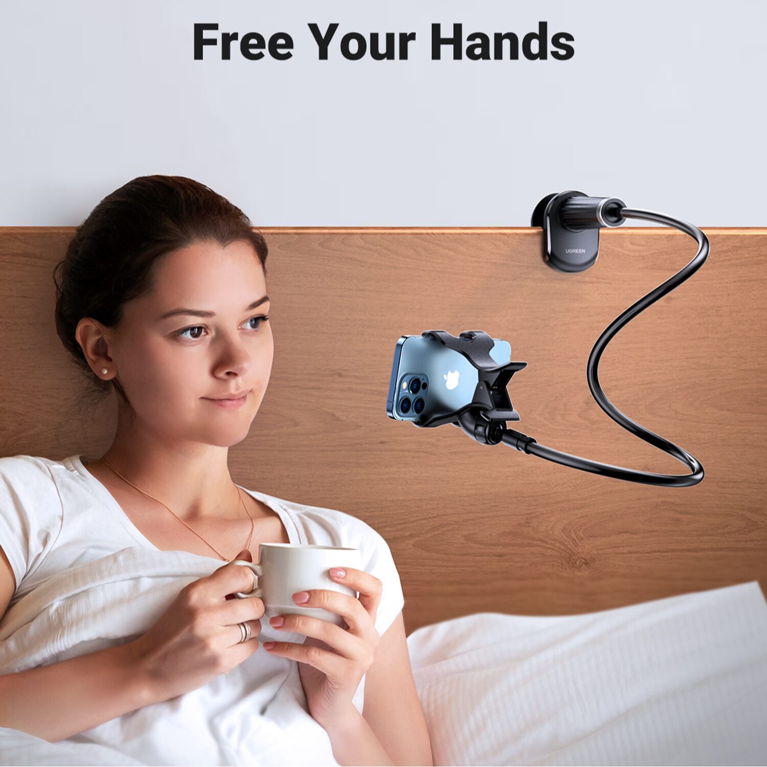 UGREEN Multifunction Gooseneck Phone Stand - Image 4