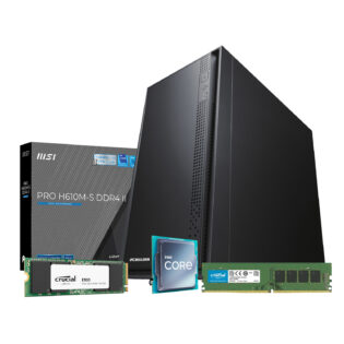 PCBuilder Intel i3-14100 HOME Master Windows 11 Desktop PC