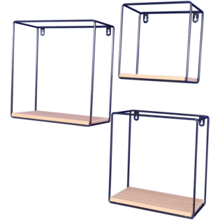 Everfurn Sarah Wall Shelves - Set of 3