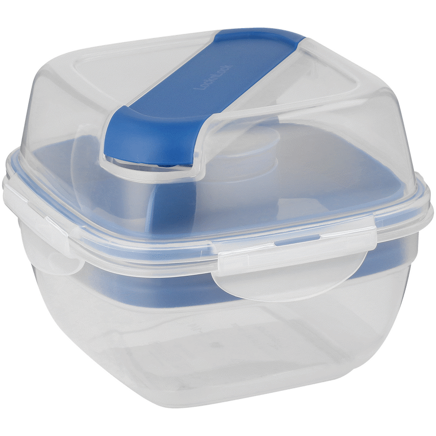 LocknLock To Go 3in1 salad box 950ml bl ( Order in Qty of 8)