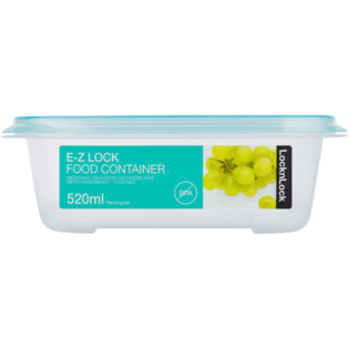LocknLock EZ Lock rect 520ml blue ( Order in Qty of 6)