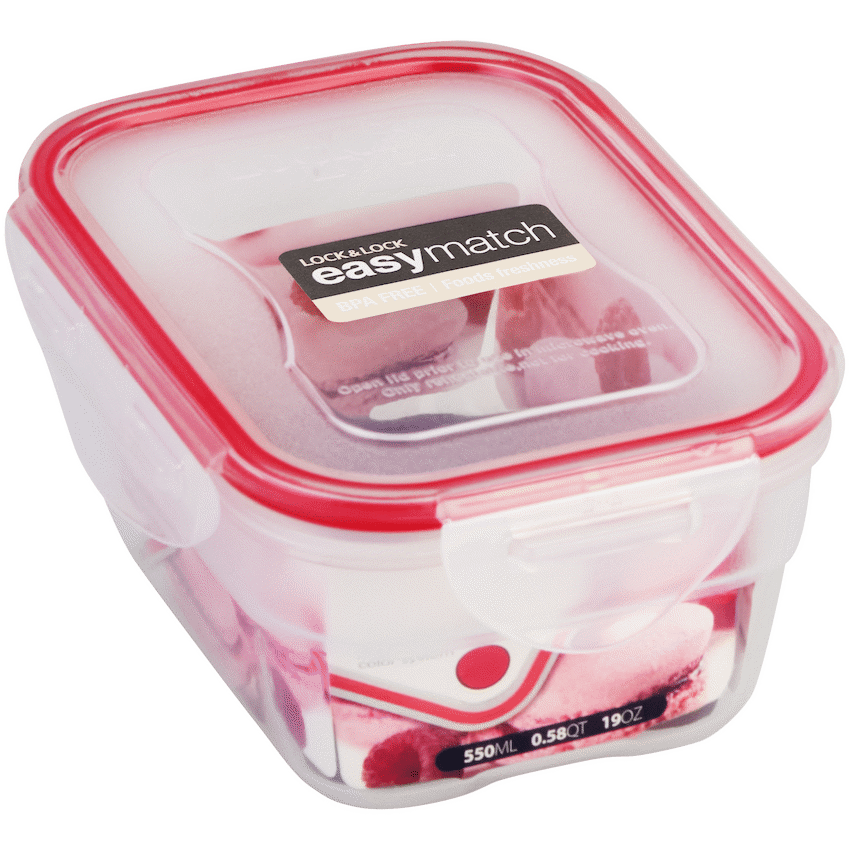 LocknLock Easy Match rect 550ml ( Order in Qty of 4)