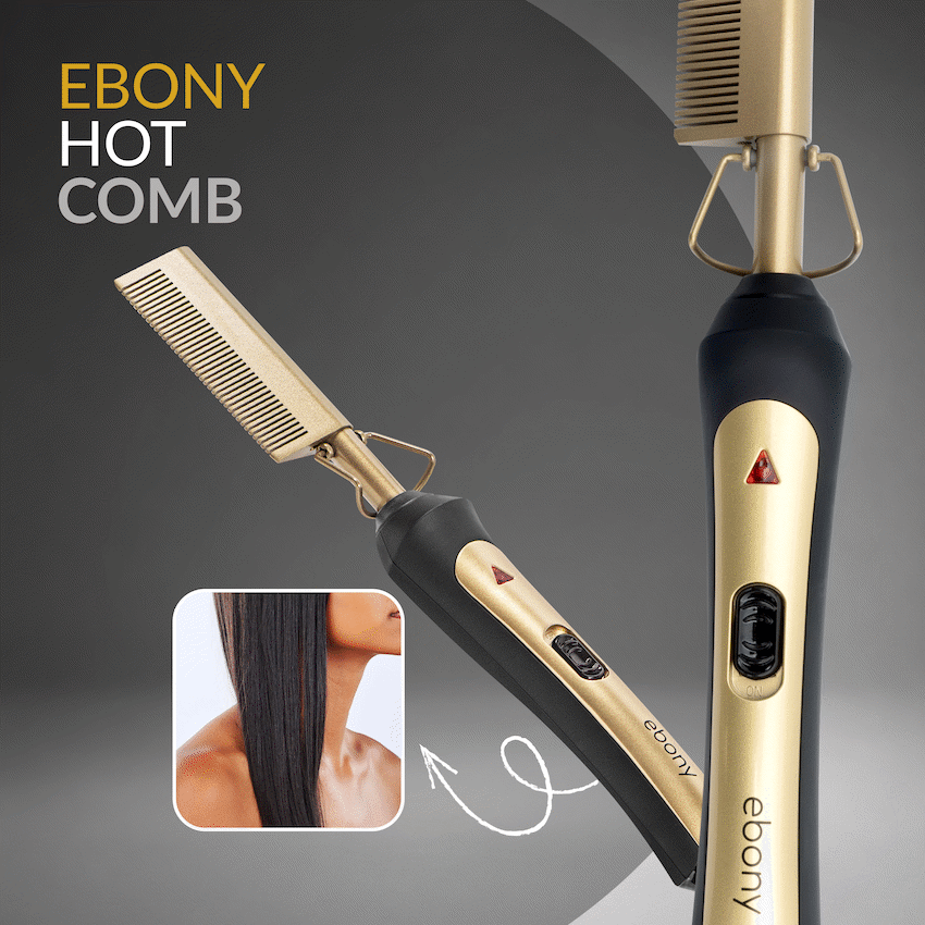 Elektra Ebony Hot Comb - Image 5