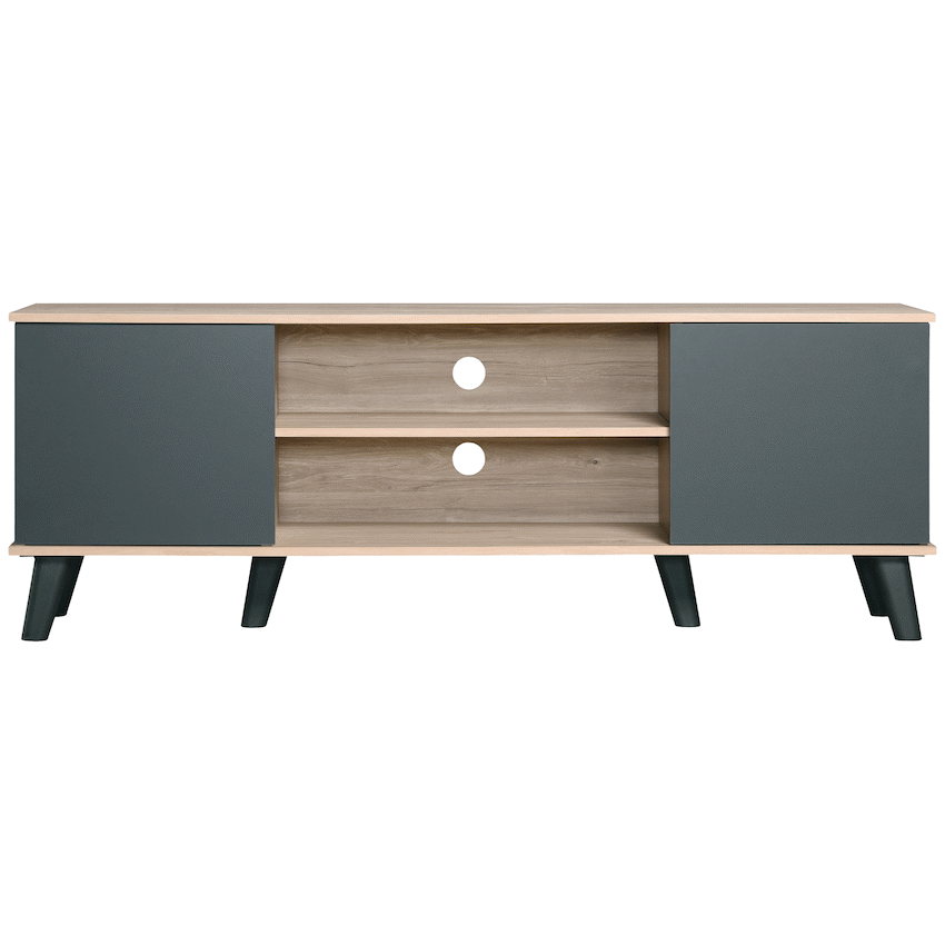 Everfurn Laurel TV Stand 1600w, Two Cupboards - Image 5
