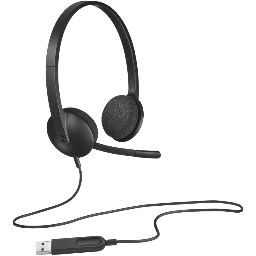 Logitech(R) H340 USB Computer Headset - Black - Image 5