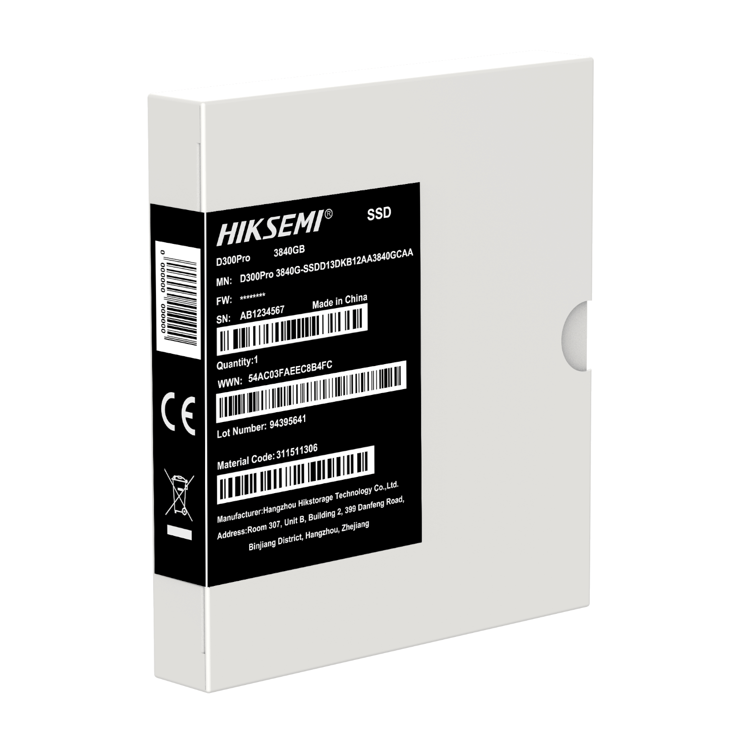 Hiksemi D300 PRO Tantalum Capacitor 3840GB SATA III Enterprise SSD - Image 3