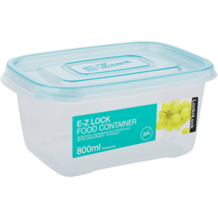 LocknLock EZ Lock rect 800ml blue ( Order in Qty of 6)