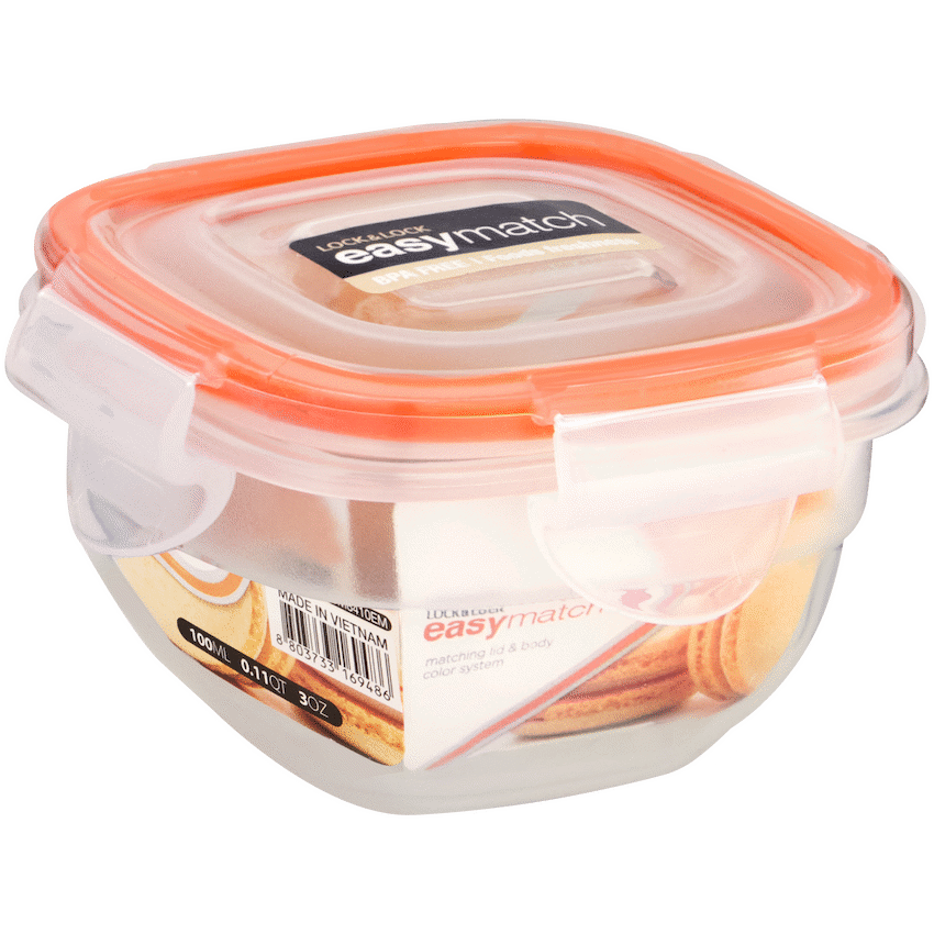 LocknLock Easy Match square 100ml ( Order in Qty of 4)