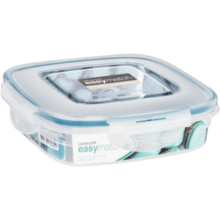 LocknLock Easy Match square 550ml ( Order in Qty of 3)