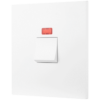 Ellies 50A 2 Pole Isolator Switch with P/Light 4x4 (100mmx100mm) -WT