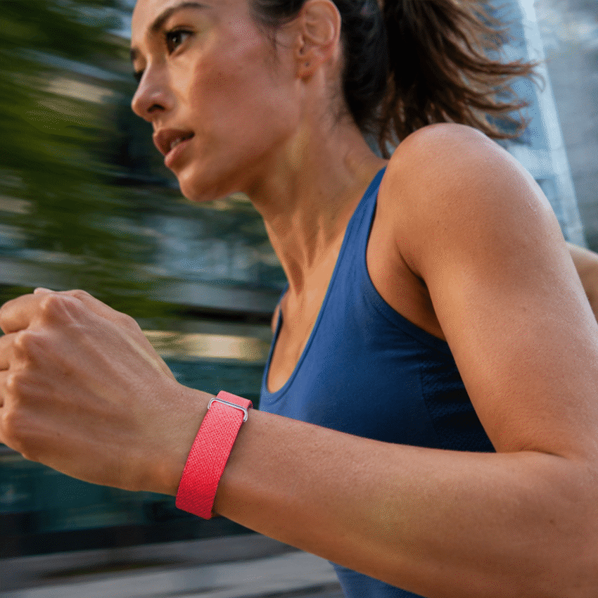 Google Fitbit Air Fitness Activity Tracker Band - Berry - Image 5