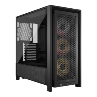 Corsair FRAME 4000D RS ARGB Modular Mid-Tower PC Case - Black