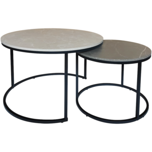 Everfurn Nile Nesting Coffee Table - Greyish