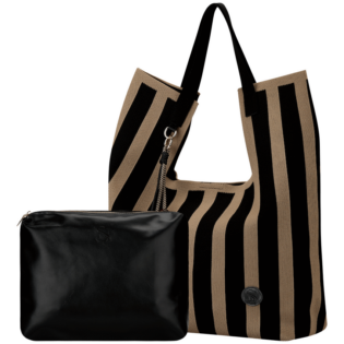 Supanova Zara Knit Tote Bag - Black
