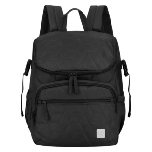 George & Mason Quilted Diaper Backpack Black