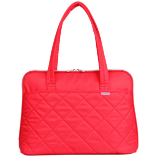 Kingsons 15.6" red shoulder laptop bag - Ladies in fashion